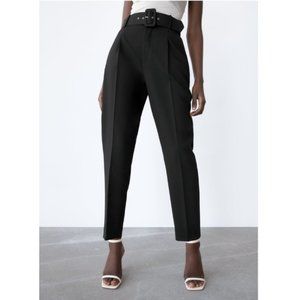 NEW Zara pants with fabric belt